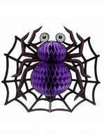Подвеска объёмная Паук с паутиной