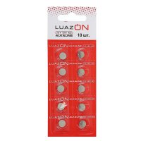Батарейка алкалиновая LuazON, AG3, LR41