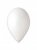 Шар латексный 12", белый, пастель