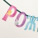 Гирлянда на ленте «С Днем рождения. Русалка», 1,5 м