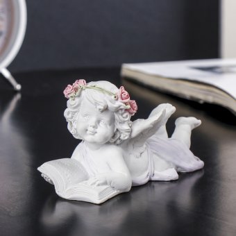 Сувенир "Ангелочек с книгой"