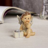 Сувенир "Ангел с подсвечником"