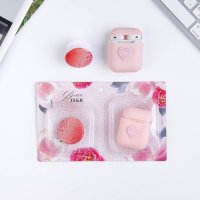 Чехол для наушников и попсокет LOVE