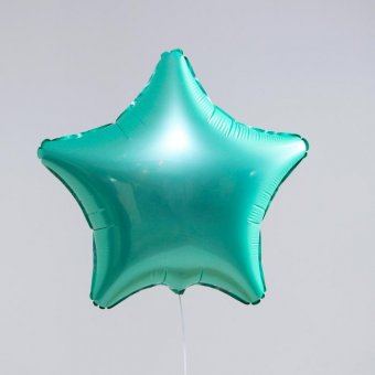 Шар фольгированный 19", звезда, мистик ментол