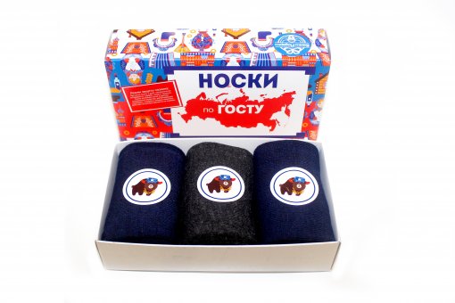 Набор носков «по ГОСТу»,  3 пары