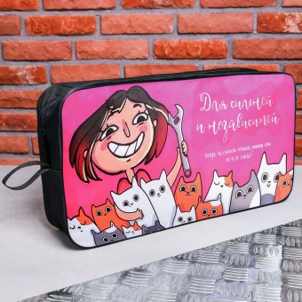 Сумка для набора автомобилиста «Для сильной и независимой»