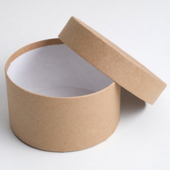 Коробка крафт круглая, 9х9х5