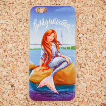 Чехол на телефон IPhone 6 "Владивосток. Русалка"