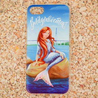 Чехол на телефон IPhone 7 "Владивосток. Русалка"
