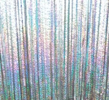 Дождик для фотозоны 1х2 м. Серебро голография