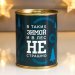 Носки в банке "В таких зимой и в лес не страшно"