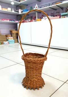 Корзина цилиндр, с ручкой