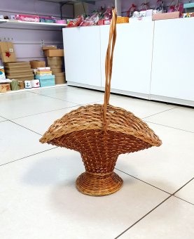 Корзина ваза, с ручкой